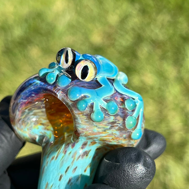 Frozen Explosion Frog Spoon Glass Pipe Beezy Glass   