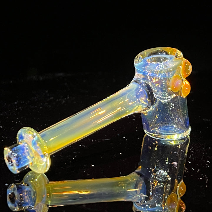 Silver Fumed Hash Hammer Glass Pipe KOP Glass   