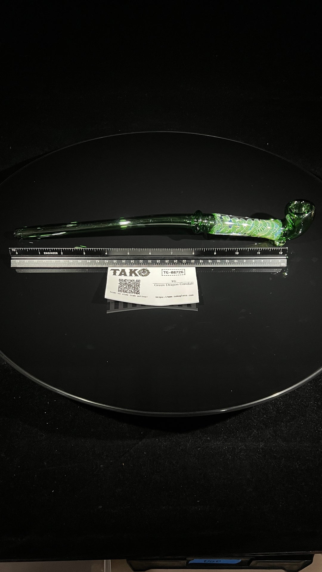 Green Dragon Gandalf Glass Pipe TG