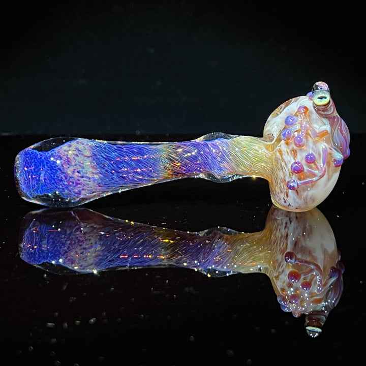 Purple Magic Frog Spoon Glass Pipe Beezy Glass