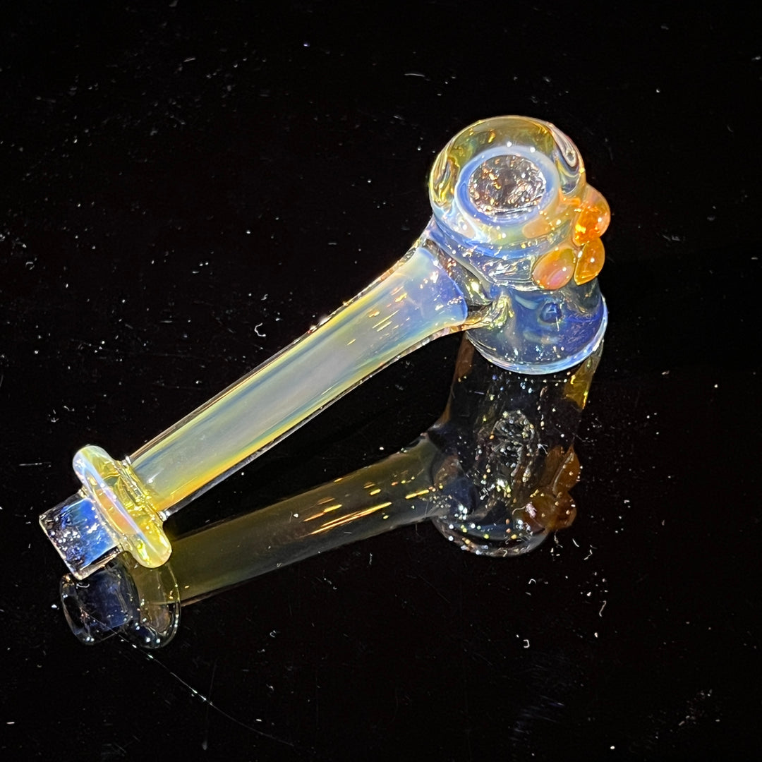 Silver Fumed Hash Hammer Glass Pipe KOP Glass   