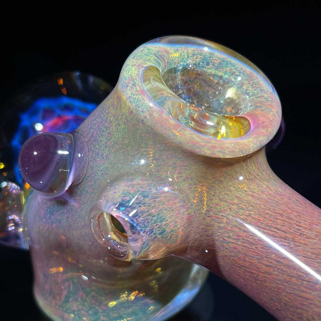 Frit Honeycomb Hammer Glass Pipe Catfish Glass