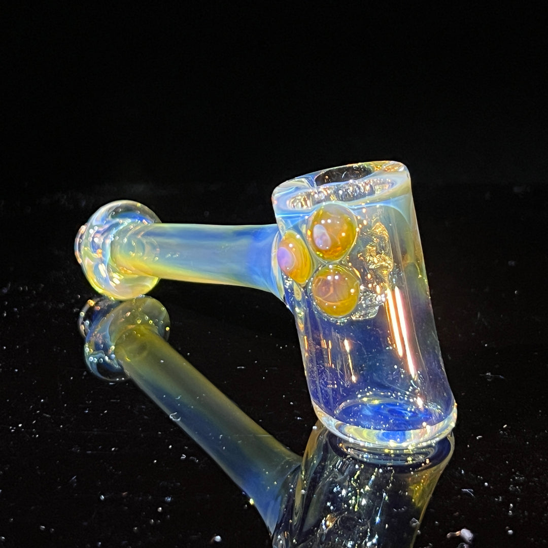 Silver Fumed Hash Hammer Glass Pipe KOP Glass   