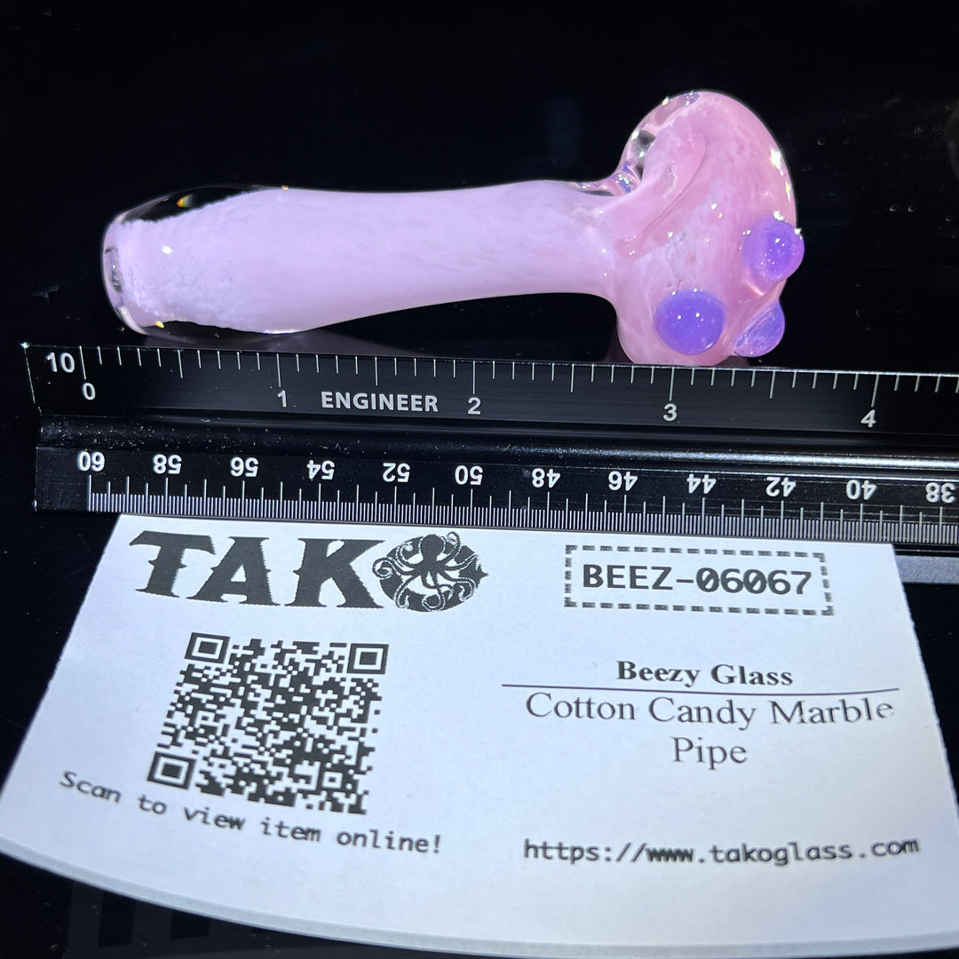 Cotton Candy Marble Pipe Glass Pipe Beezy Glass   