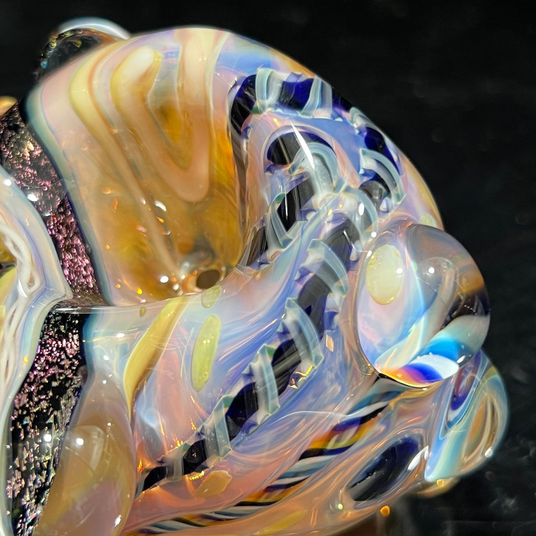 Molten Thick and Twisted Pipe Glass Pipe Molten Imagination   