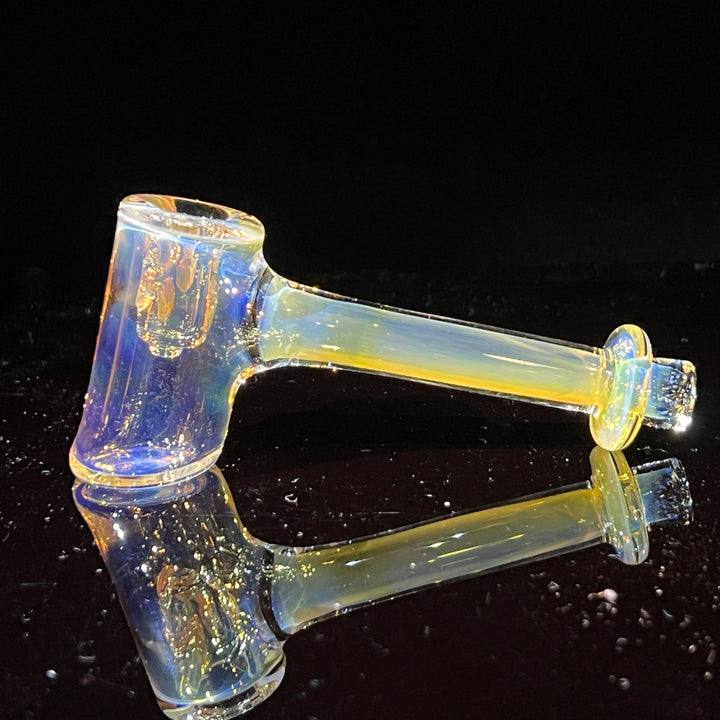 Silver Fumed Hash Hammer Glass Pipe KOP Glass   