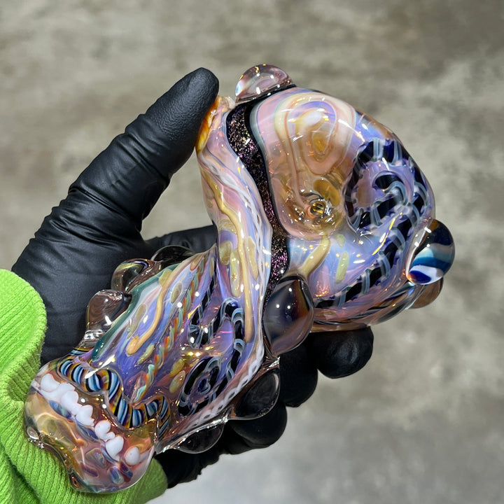 Molten Thick and Twisted Pipe Glass Pipe Molten Imagination   