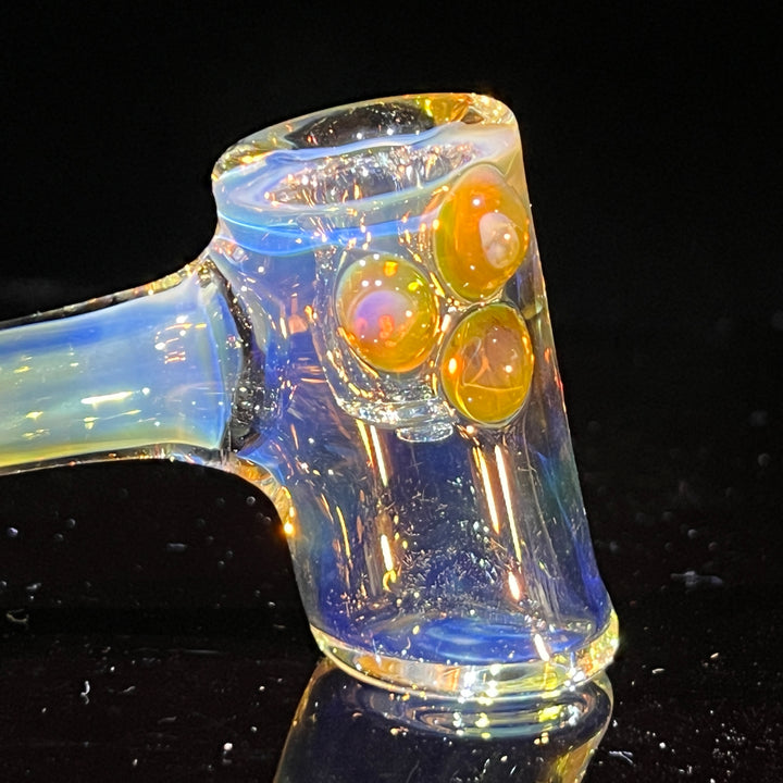 Silver Fumed Hash Hammer Glass Pipe KOP Glass   