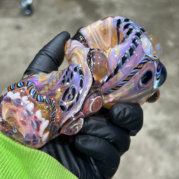 Molten Thick and Twisted Pipe Glass Pipe Molten Imagination   