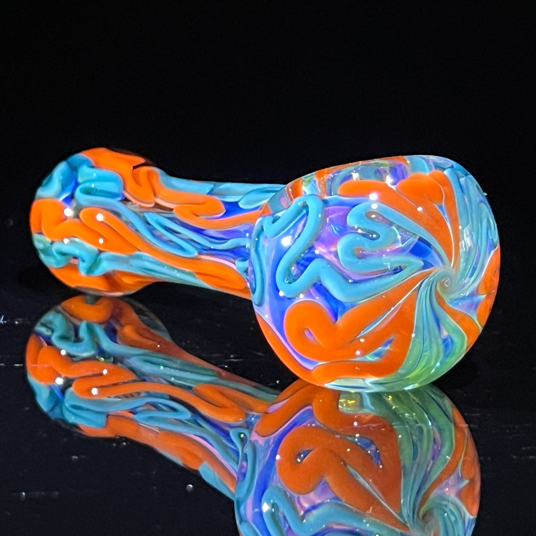 Color Inside Out Spoon 3 Glass Pipe Tiny Mike   