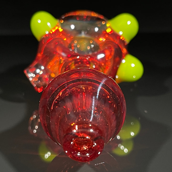 Frit Honeycomb Spoon Glass Pipe Catfish Glass