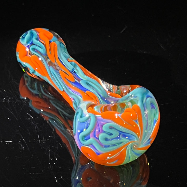 Color Inside Out Spoon 3 Glass Pipe Tiny Mike   