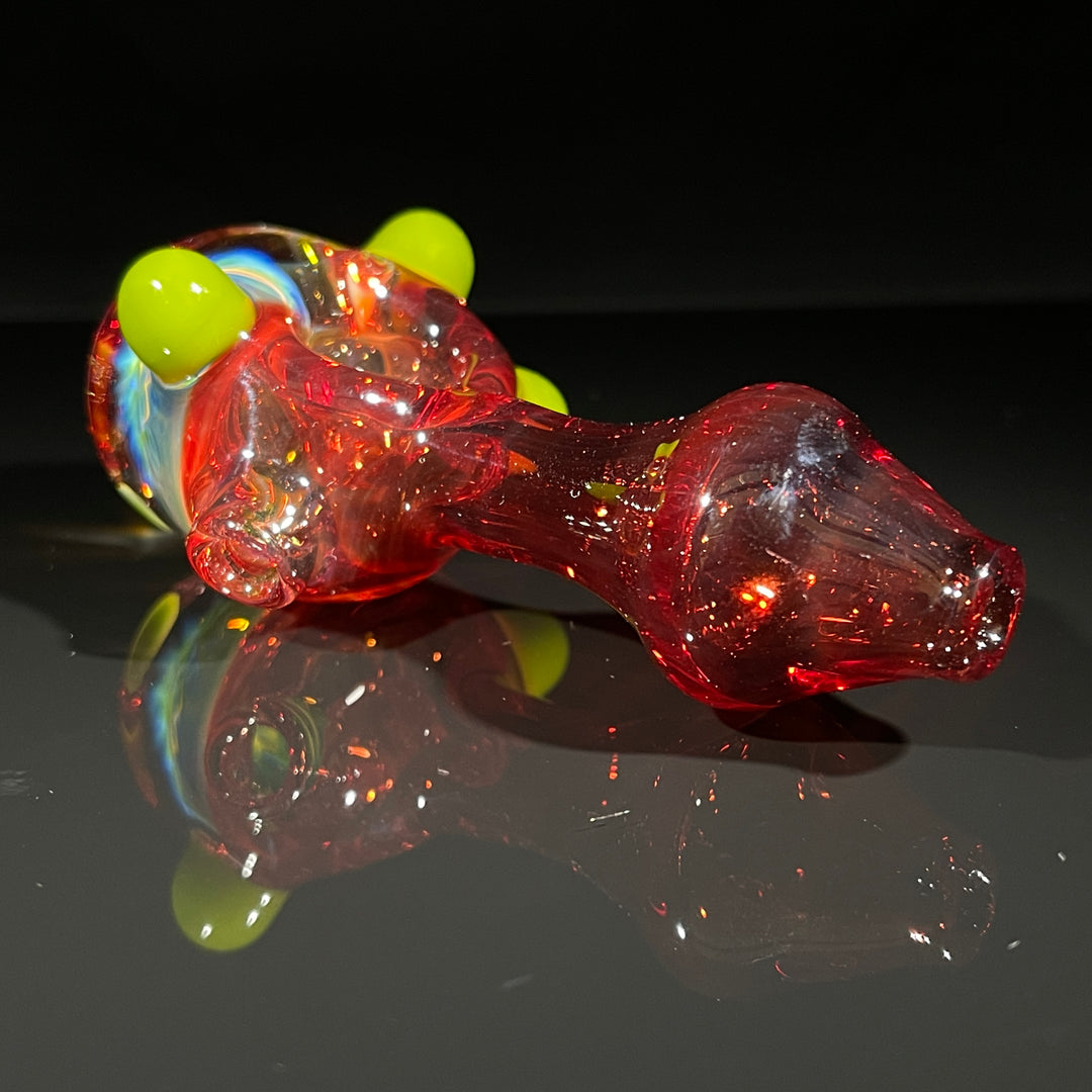 Frit Honeycomb Spoon Glass Pipe Catfish Glass