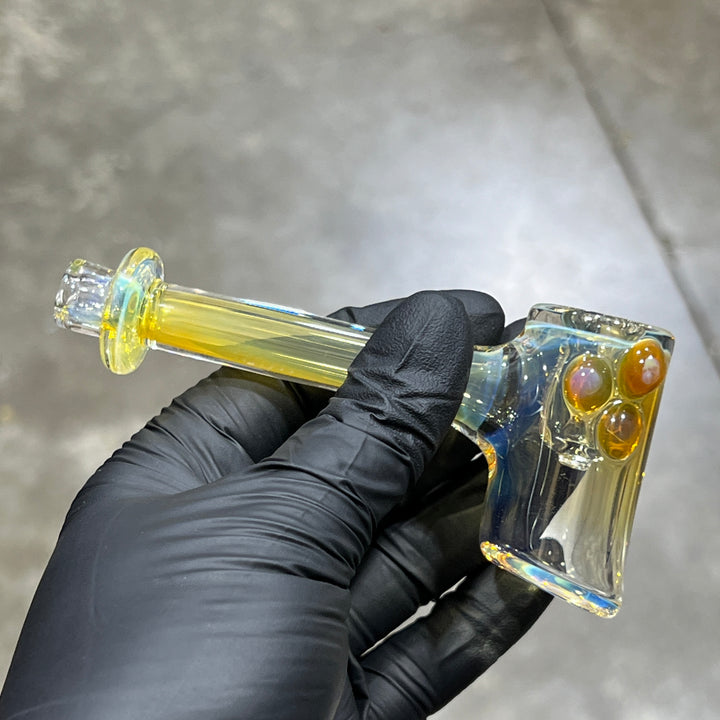 Silver Fumed Hash Hammer Glass Pipe KOP Glass   