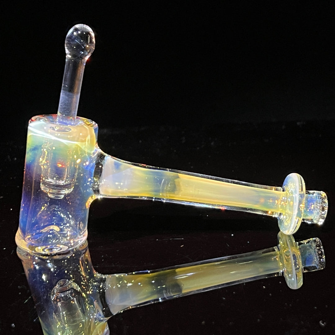 Silver Fumed Hash Hammer Glass Pipe KOP Glass   