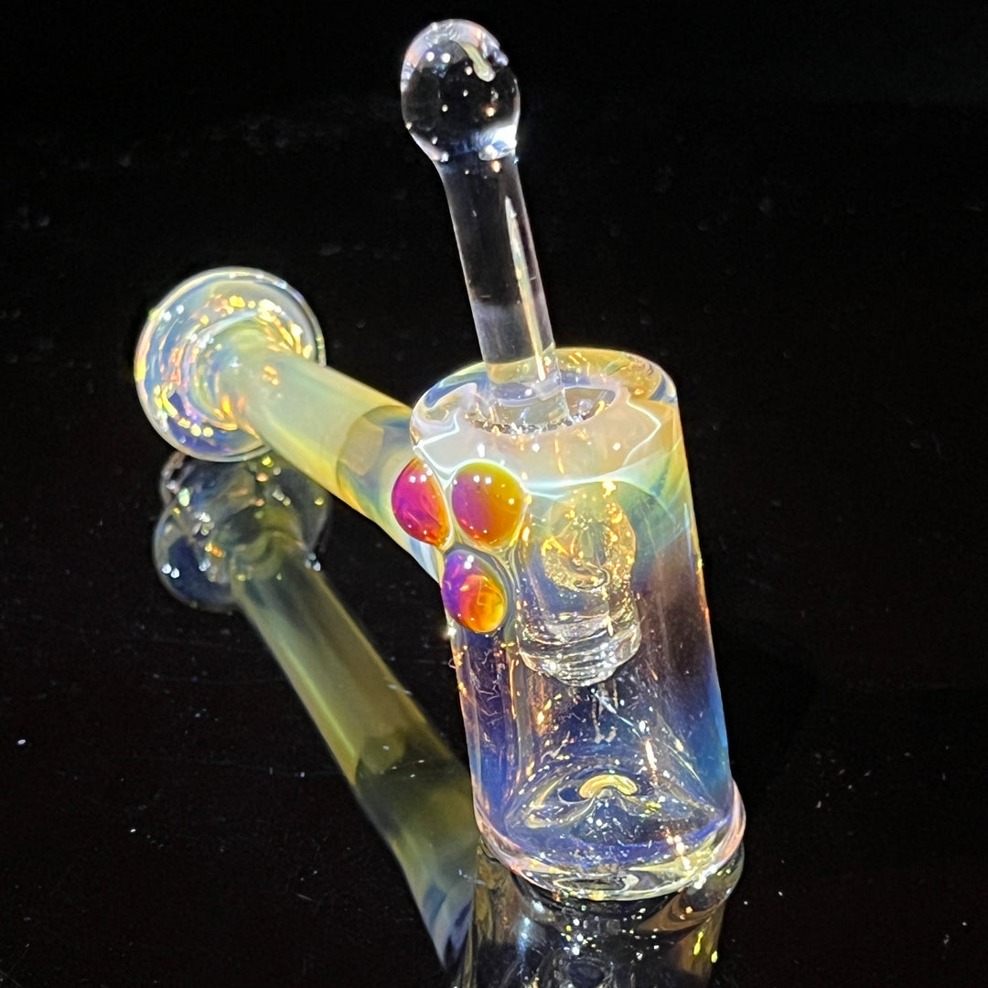 Silver Fumed Hash Hammer Glass Pipe KOP Glass   