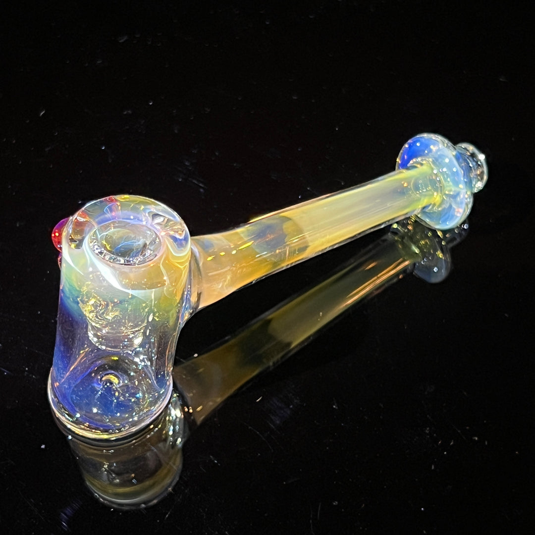 Silver Fumed Hash Hammer Glass Pipe KOP Glass   