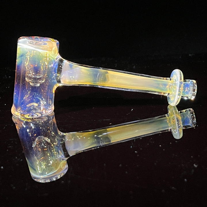 Silver Fumed Hash Hammer Glass Pipe KOP Glass   