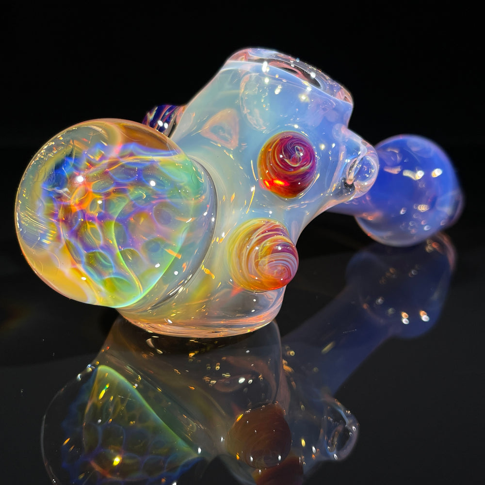 Fumed Honeycomb Hammer Glass Pipe Catfish Glass