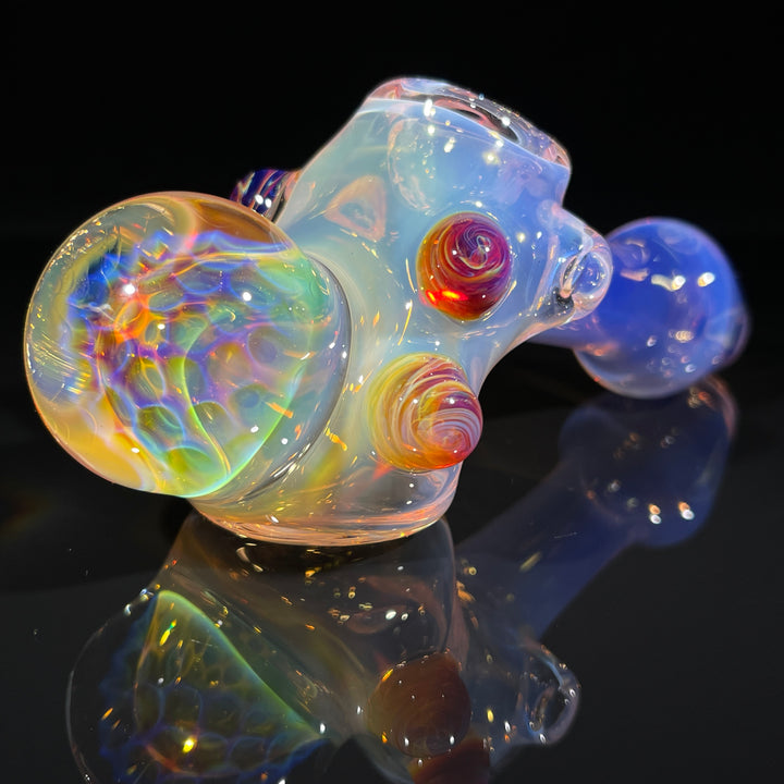 Fumed Honeycomb Hammer Glass Pipe Catfish Glass