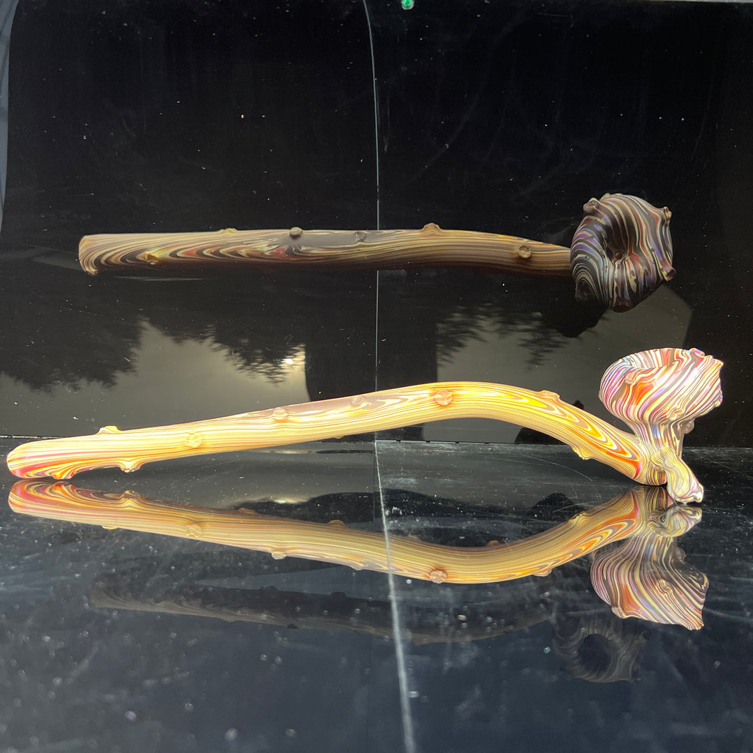 14" Woody Wood Stryder Pipe Glass Pipe Wazoo Glass