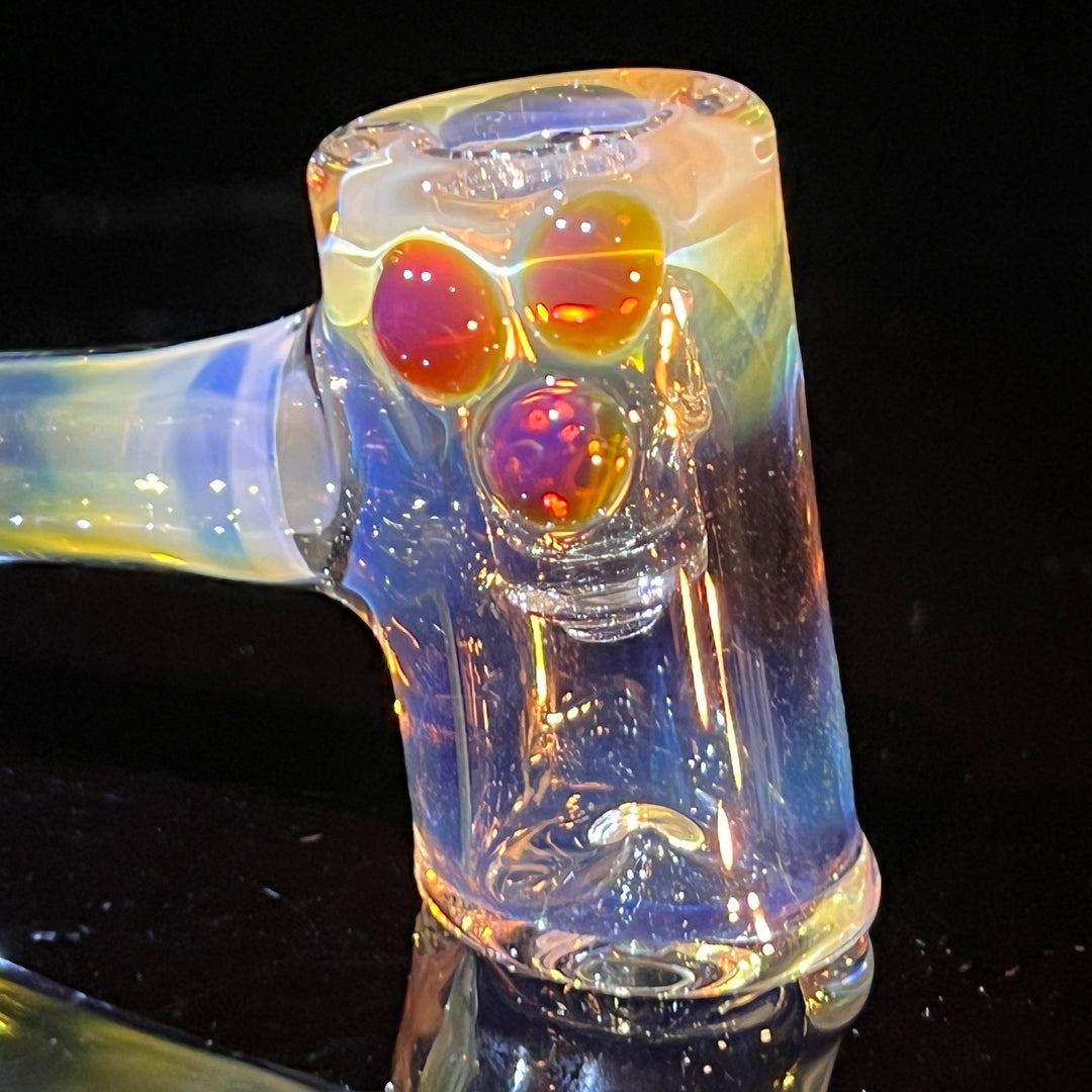 Silver Fumed Hash Hammer Glass Pipe KOP Glass   