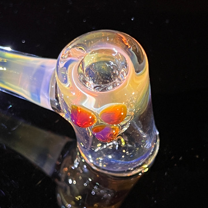 Silver Fumed Hash Hammer Glass Pipe KOP Glass   