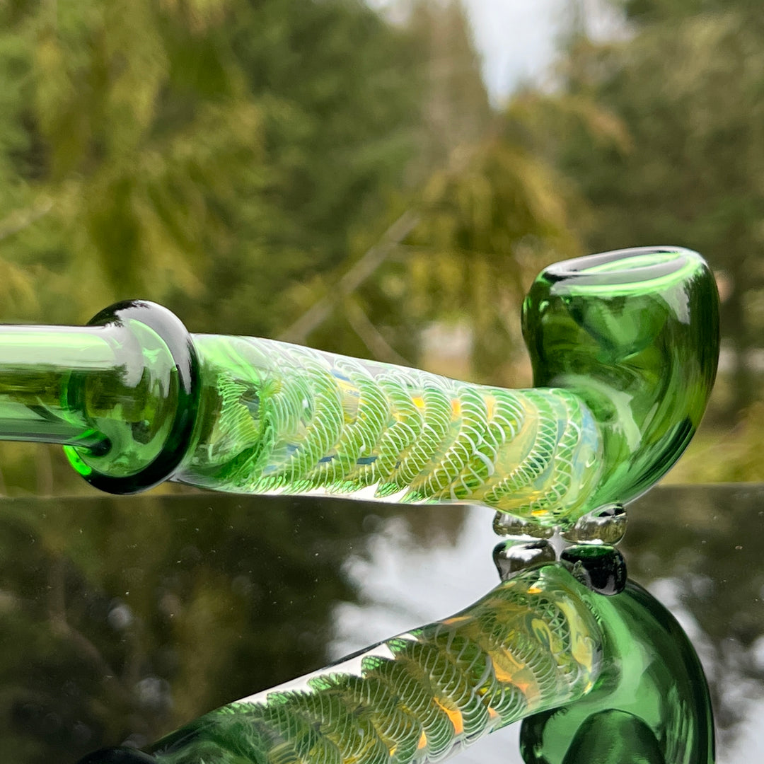 Green Dragon Gandalf Glass Pipe TG