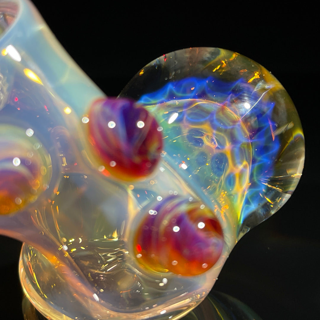 Fumed Honeycomb Hammer Glass Pipe Catfish Glass