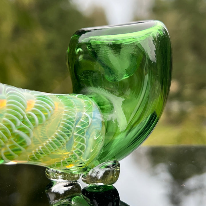 Green Dragon Gandalf Glass Pipe TG