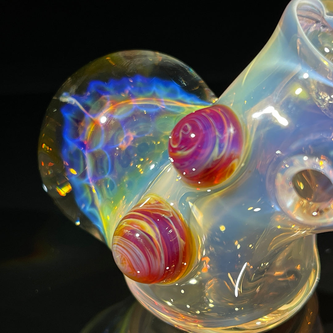 Fumed Honeycomb Hammer Glass Pipe Catfish Glass