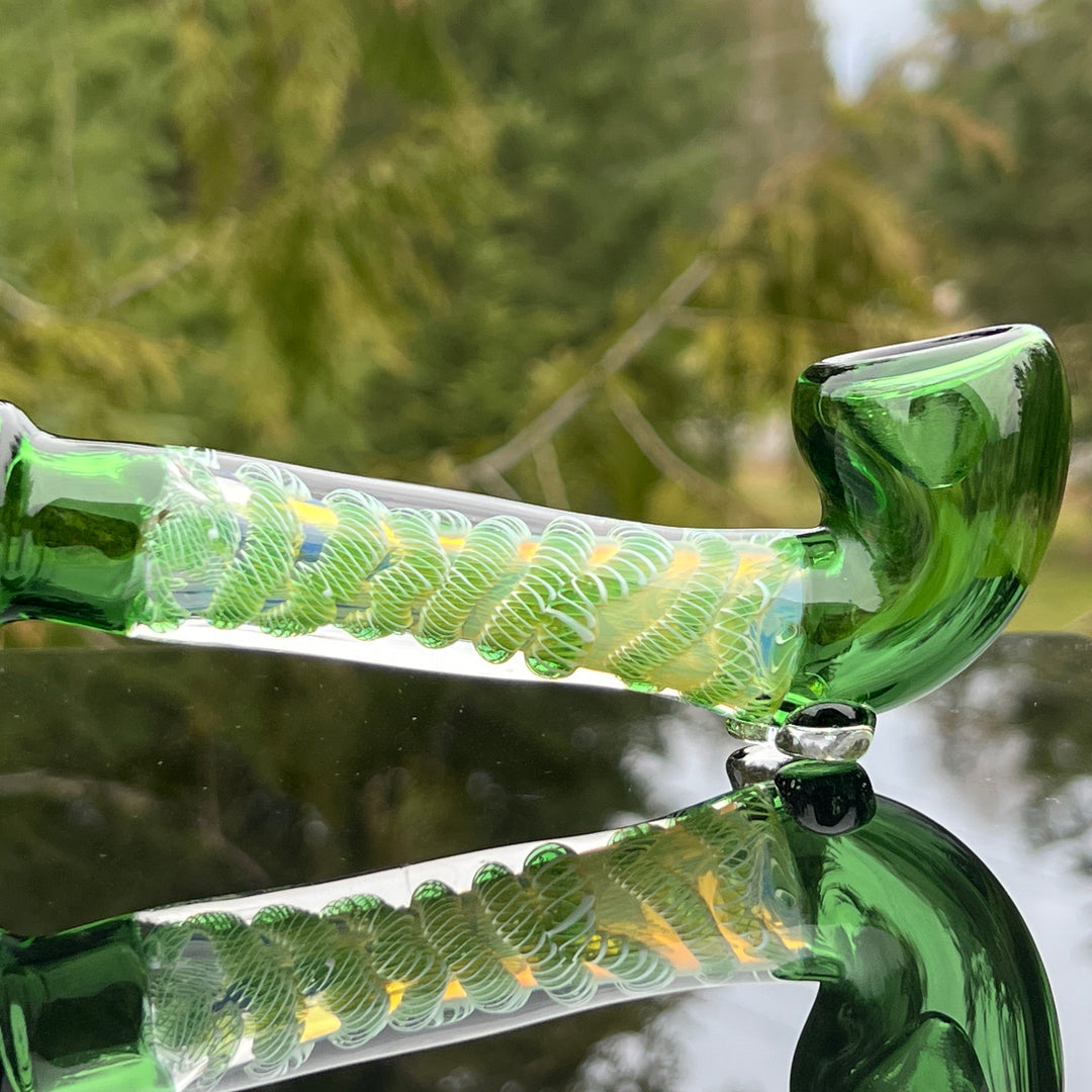 Green Dragon Gandalf Glass Pipe TG