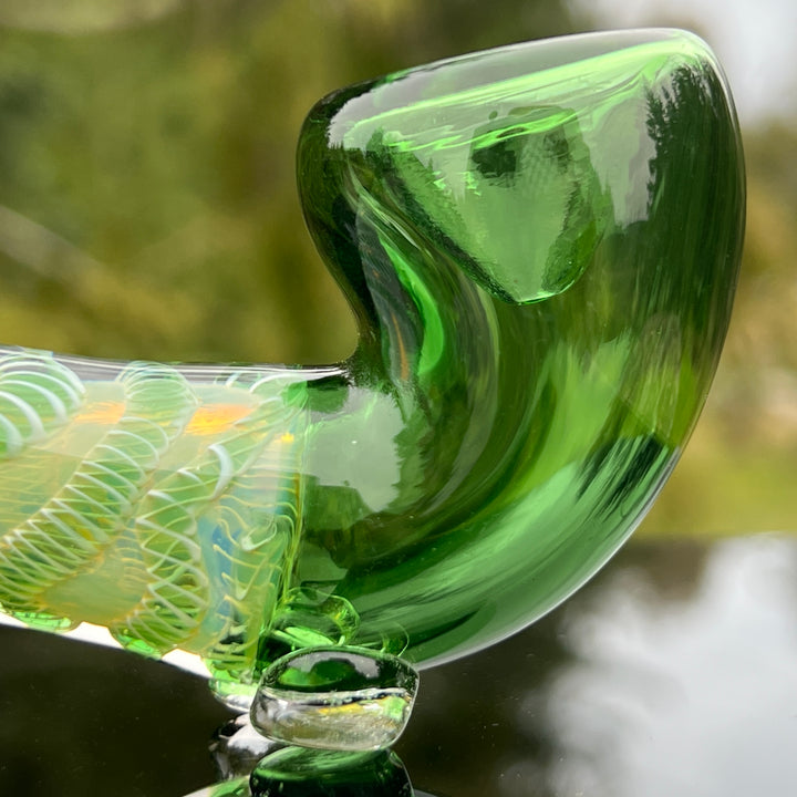 Green Dragon Gandalf Glass Pipe TG