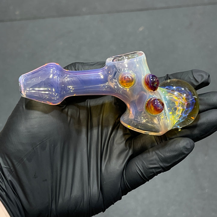 Fumed Honeycomb Hammer Glass Pipe Catfish Glass