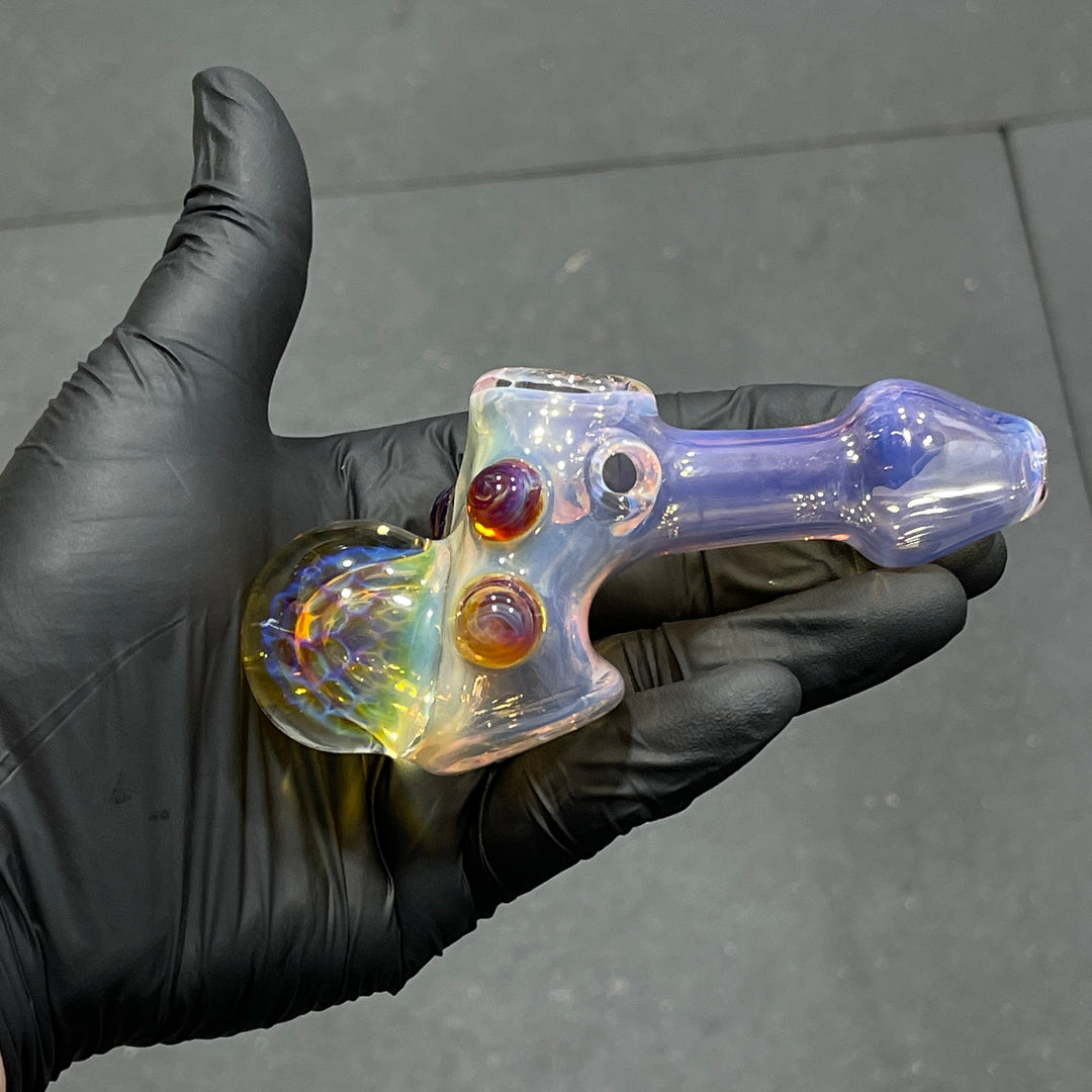 Fumed Honeycomb Hammer Glass Pipe Catfish Glass