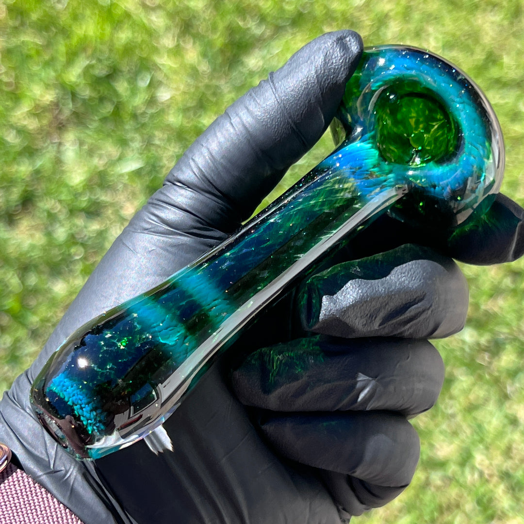 Experimental Jade Pipe Glass Pipe Beezy Glass   