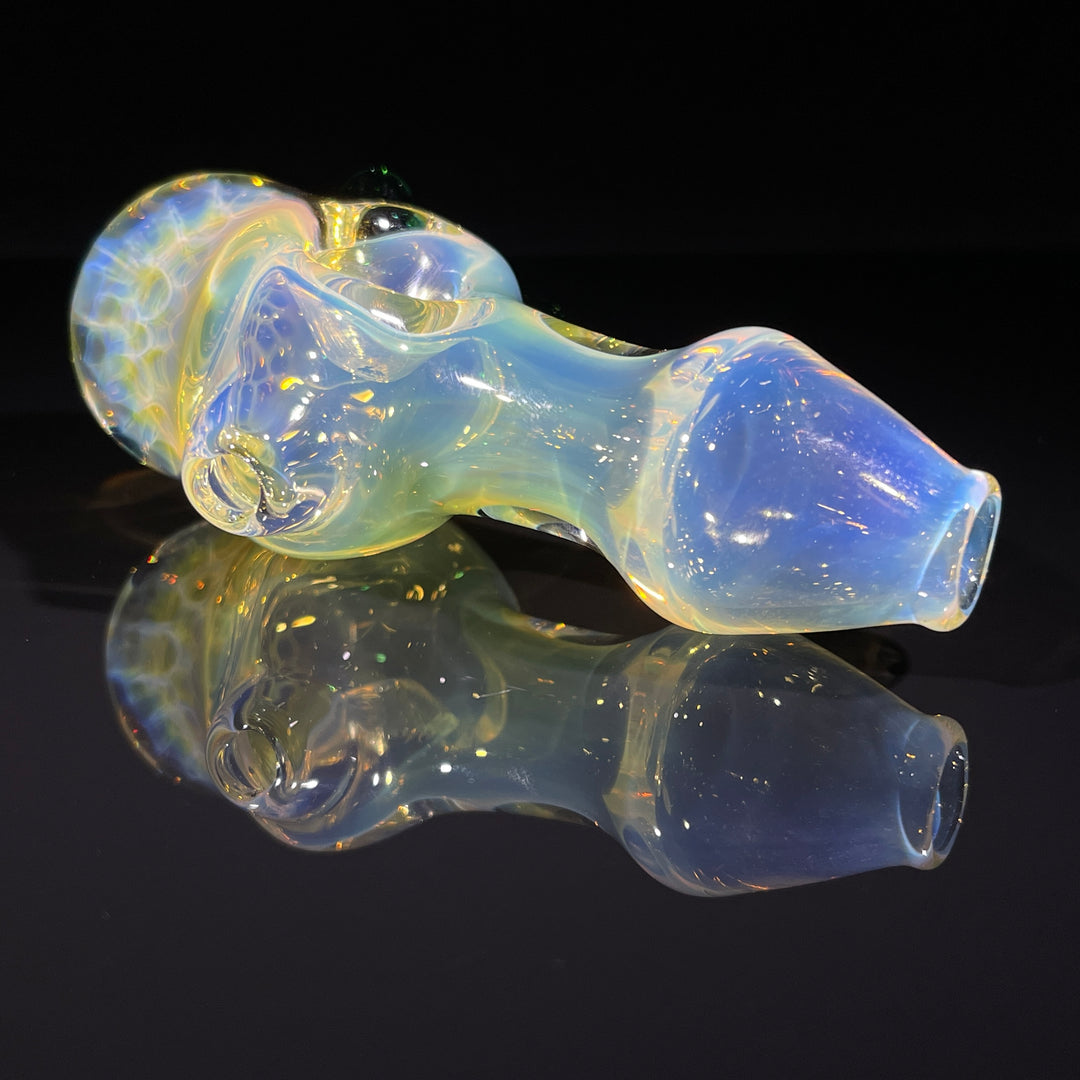 Fumed Honeycomb Spoon Glass Pipe Catfish Glass