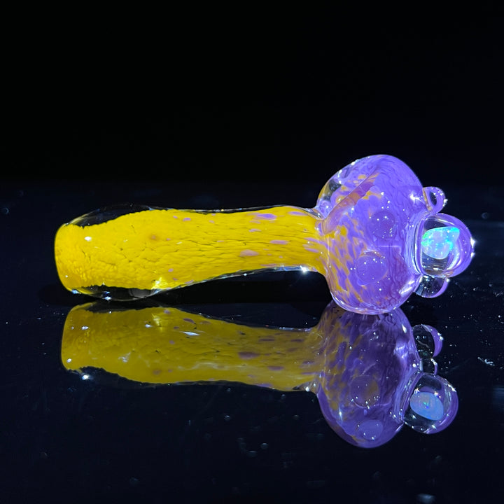 Atomic Tangerine Opal Pipe Glass Pipe Beezy Glass   