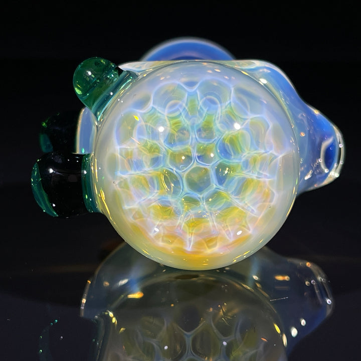 Fumed Honeycomb Spoon Glass Pipe Catfish Glass