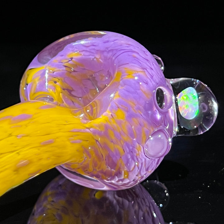 Atomic Tangerine Opal Pipe Glass Pipe Beezy Glass   