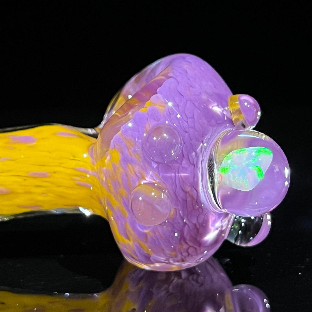 Atomic Tangerine Opal Pipe Glass Pipe Beezy Glass   