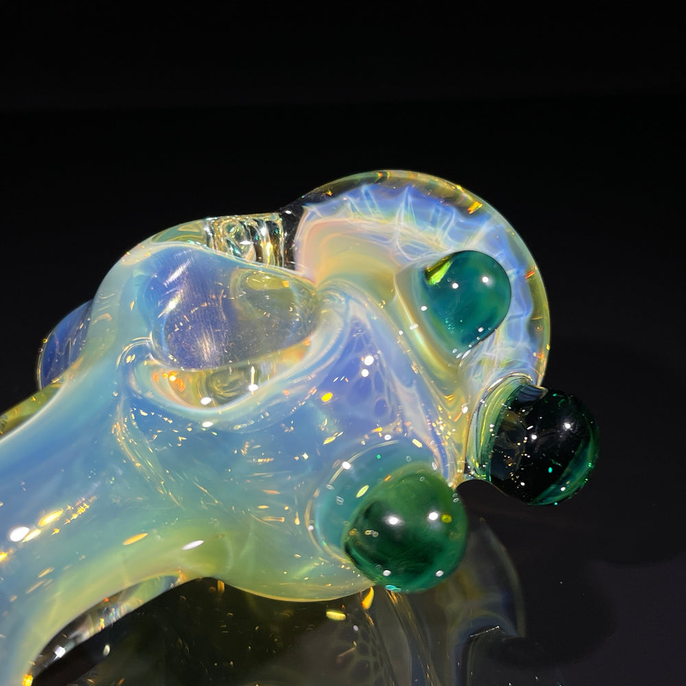 Fumed Honeycomb Spoon Glass Pipe Catfish Glass