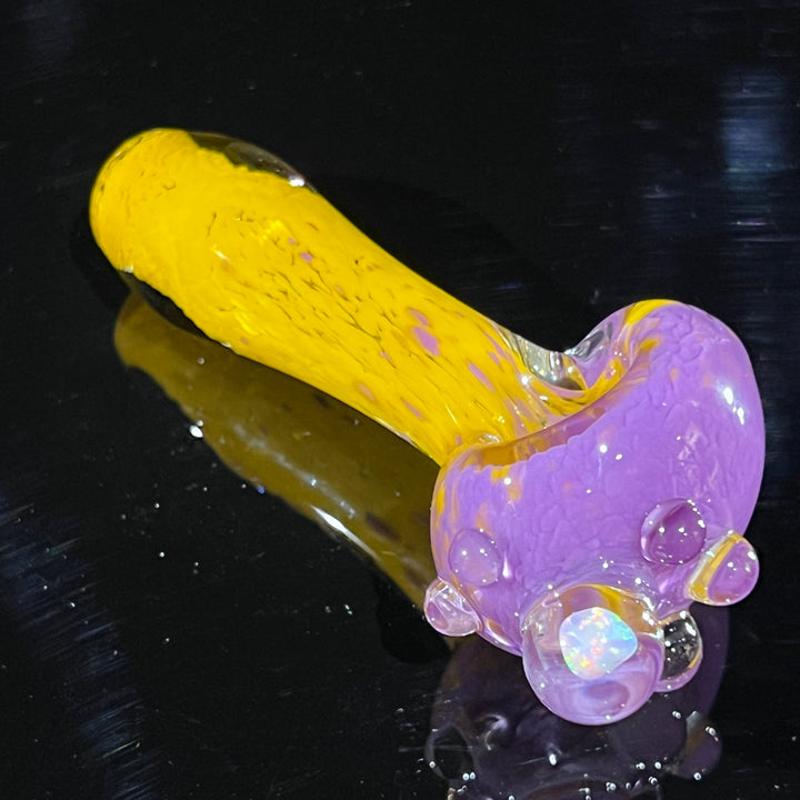 Atomic Tangerine Opal Pipe Glass Pipe Beezy Glass   