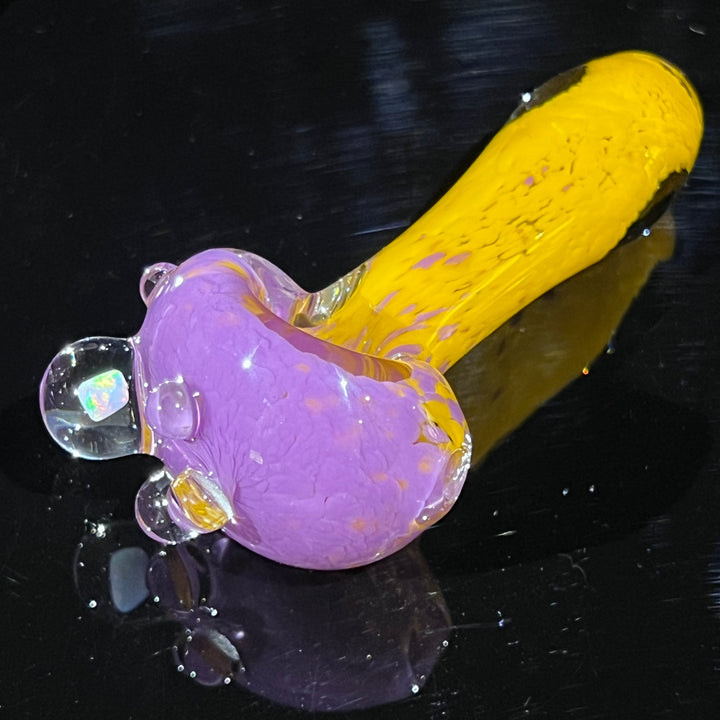 Atomic Tangerine Opal Pipe Glass Pipe Beezy Glass   