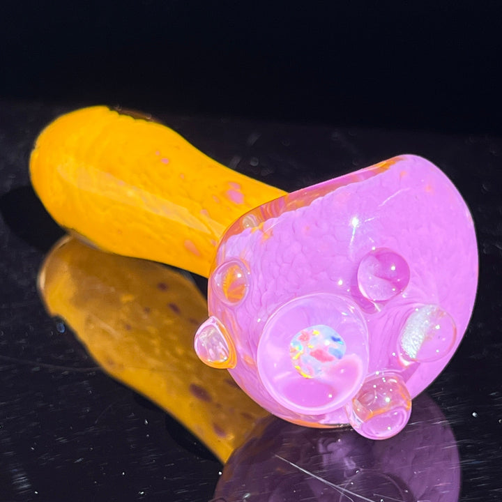 Atomic Tangerine Opal Pipe Glass Pipe Beezy Glass   