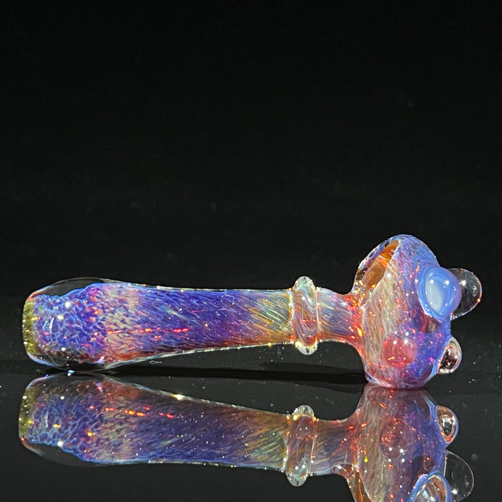 Purple Magic Marbled Spoon Glass Pipe Beezy Glass