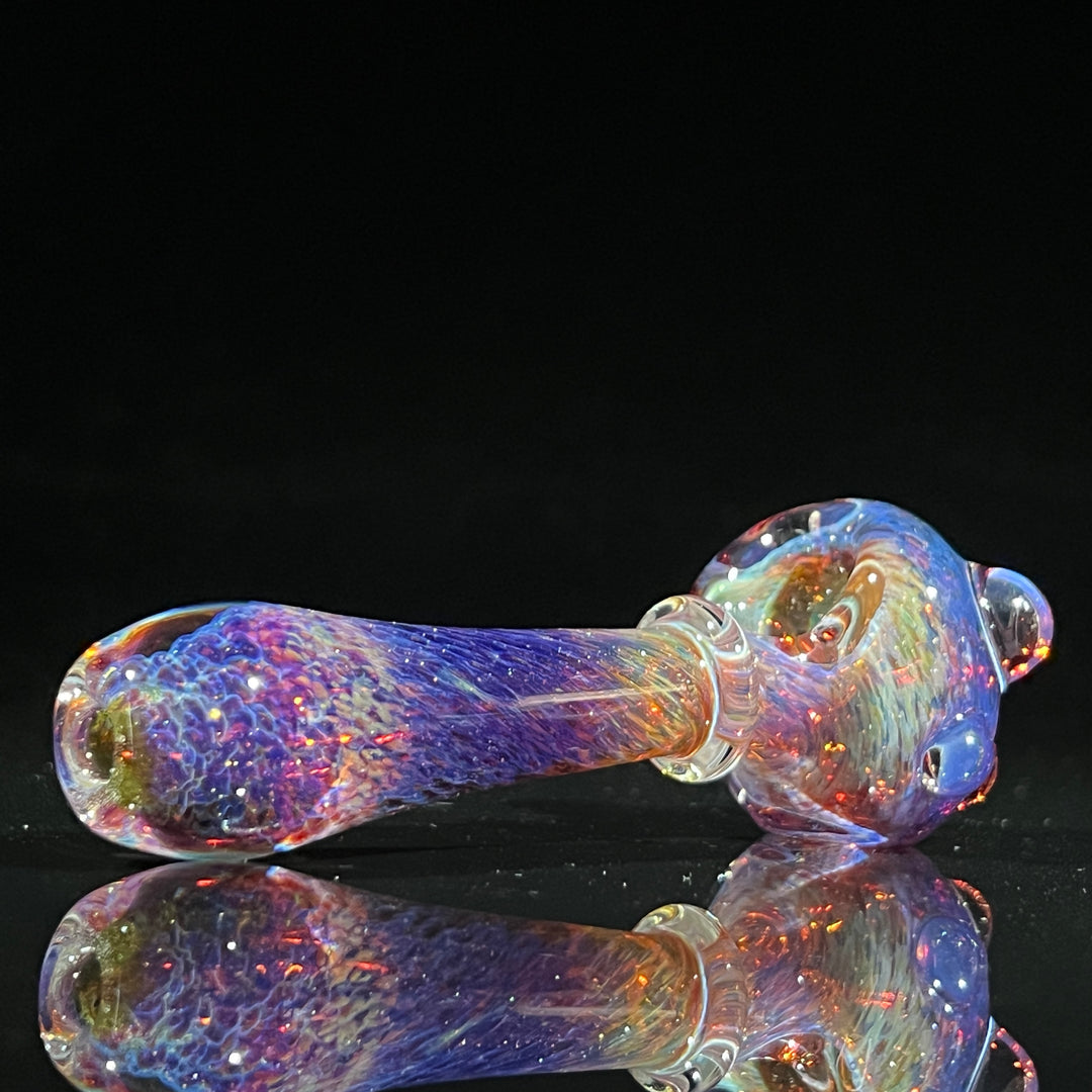 Purple Magic Marbled Spoon Glass Pipe Beezy Glass