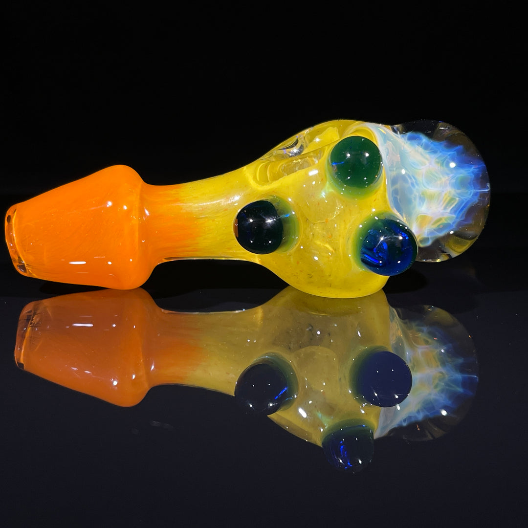 Frit Honeycomb Spoon Glass Pipe Catfish Glass