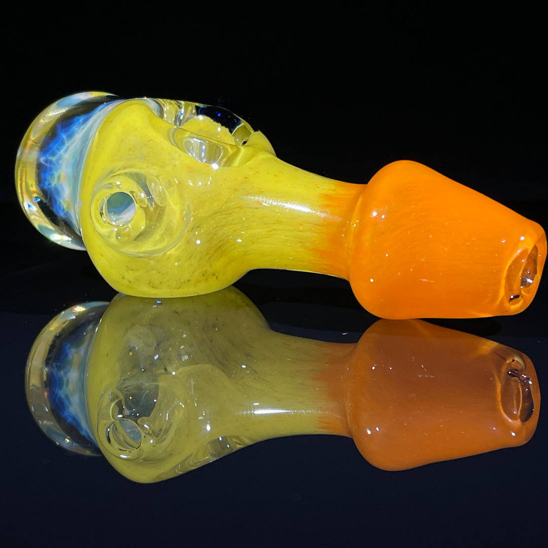 Frit Honeycomb Spoon Glass Pipe Catfish Glass