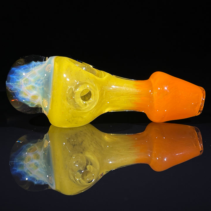 Frit Honeycomb Spoon Glass Pipe Catfish Glass